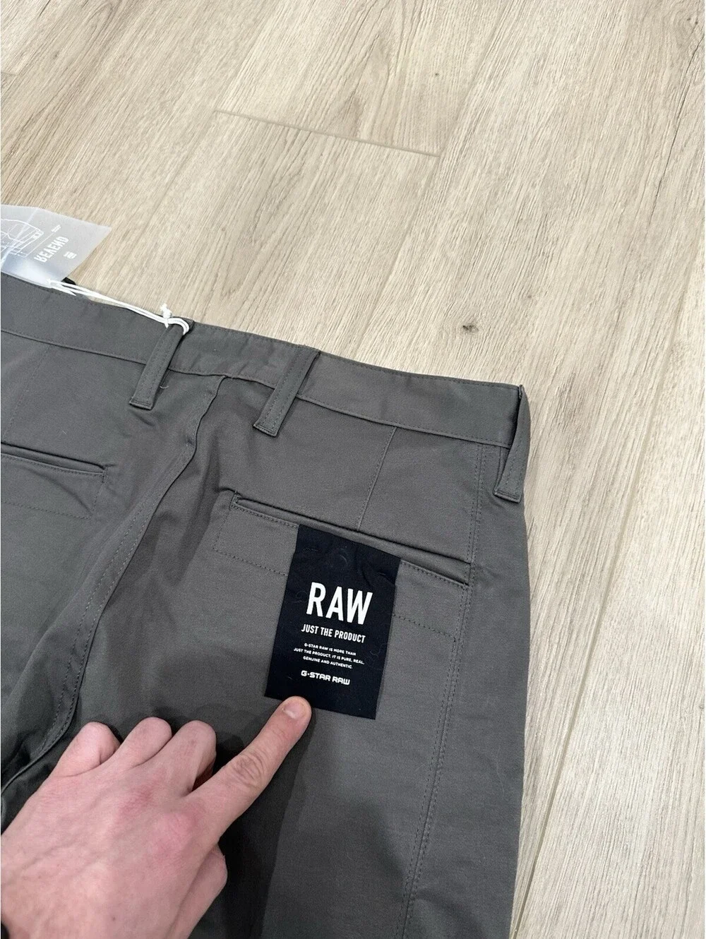 NWT G Star Raw Pants Mens Size 32x31 Brown Bronson Chino Micro Twill